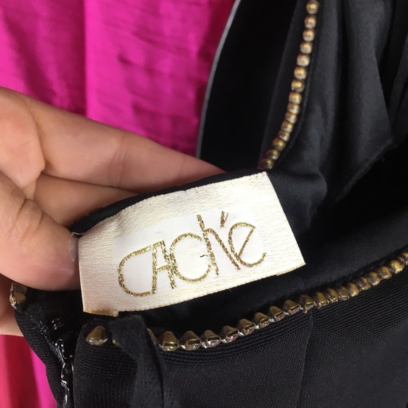 Cache vintage backless evening gown SEXY! Size 6 - Picture 8 of 8